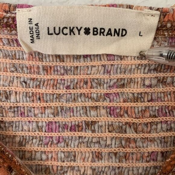 Lucky Brand Multicolor Floral Tank Size L - Picture 8 of 11